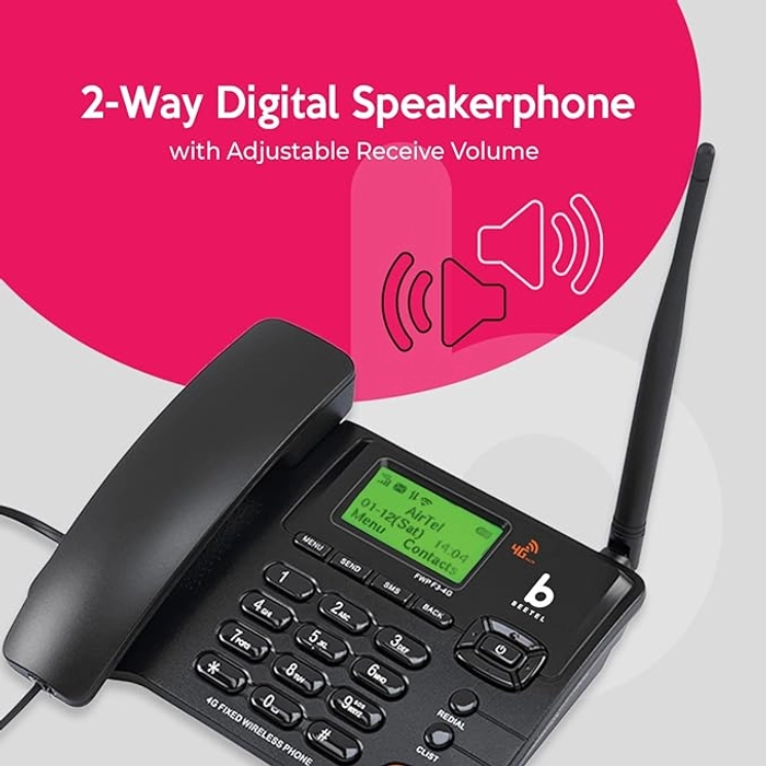 Beetel Wireless Telephone Set (Black) F3-4G view 4